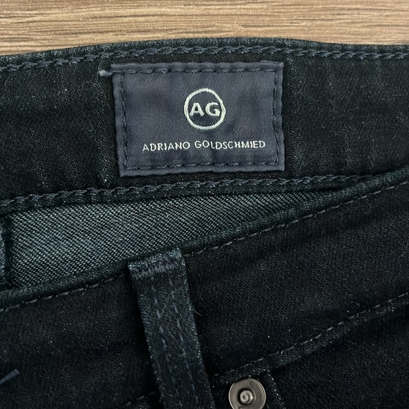 Ag Adriano Goldschmied Jeans The Stevie Slim Straight Ankle Dark Wash Size 30 - Picture 6 of 9